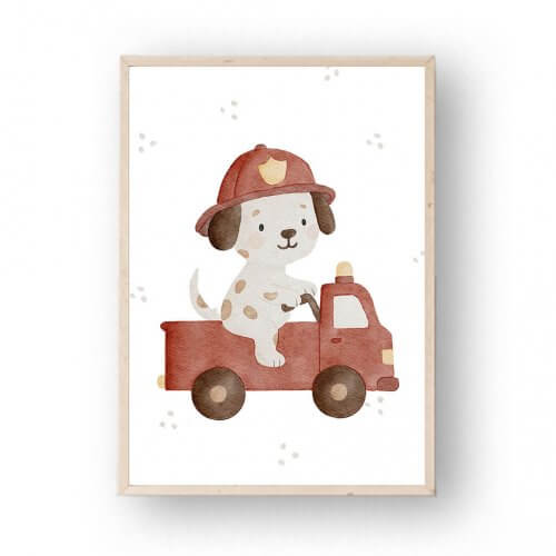 Poster Feuerwehrdalamtiner A4 – print