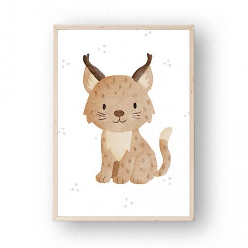 Poster Iberischer Luchs A4 – print