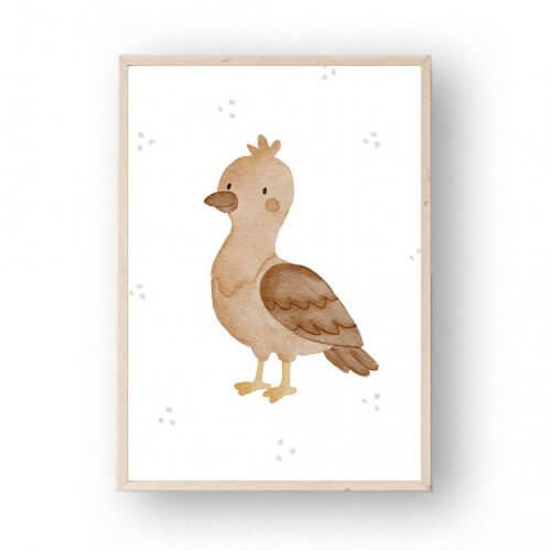 Poster Riesentrappe A4 – print